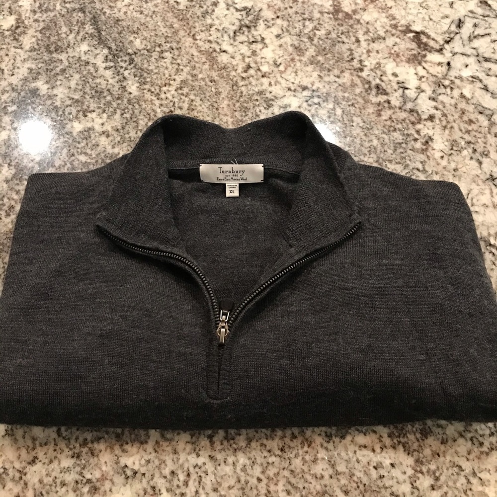 Luxurious Marino wool quarter zip